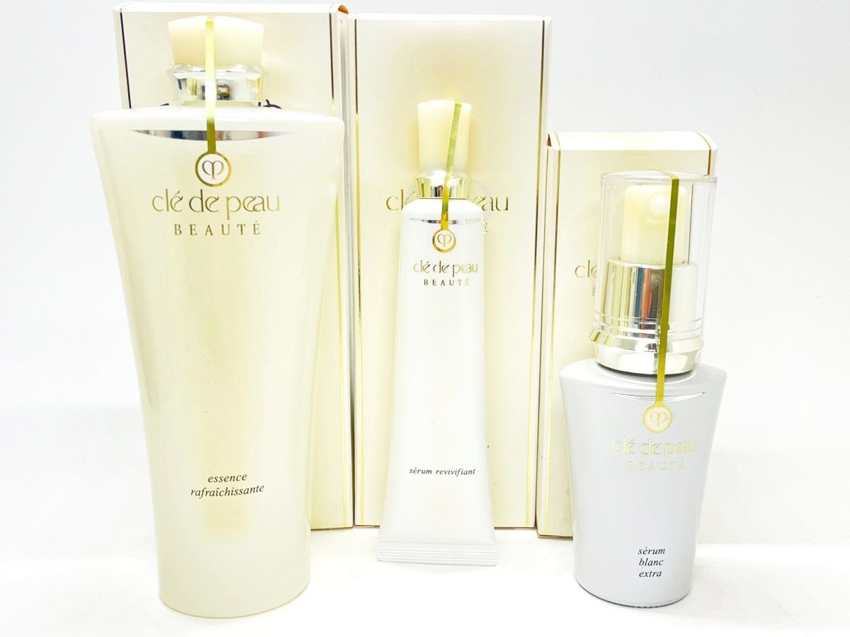 クレ ド ポー ボーテ Clé de Peau Beauté 資生堂 エサンスラレシサント 150ml セラムブランエクストラ 40ml セラムルビビフィアン 40g 美容液 3本セット 定価41 800円分 M400