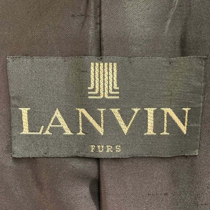 ☆LANVIN ランバン SAGA MINK サガミンク ファーコート ブラック size