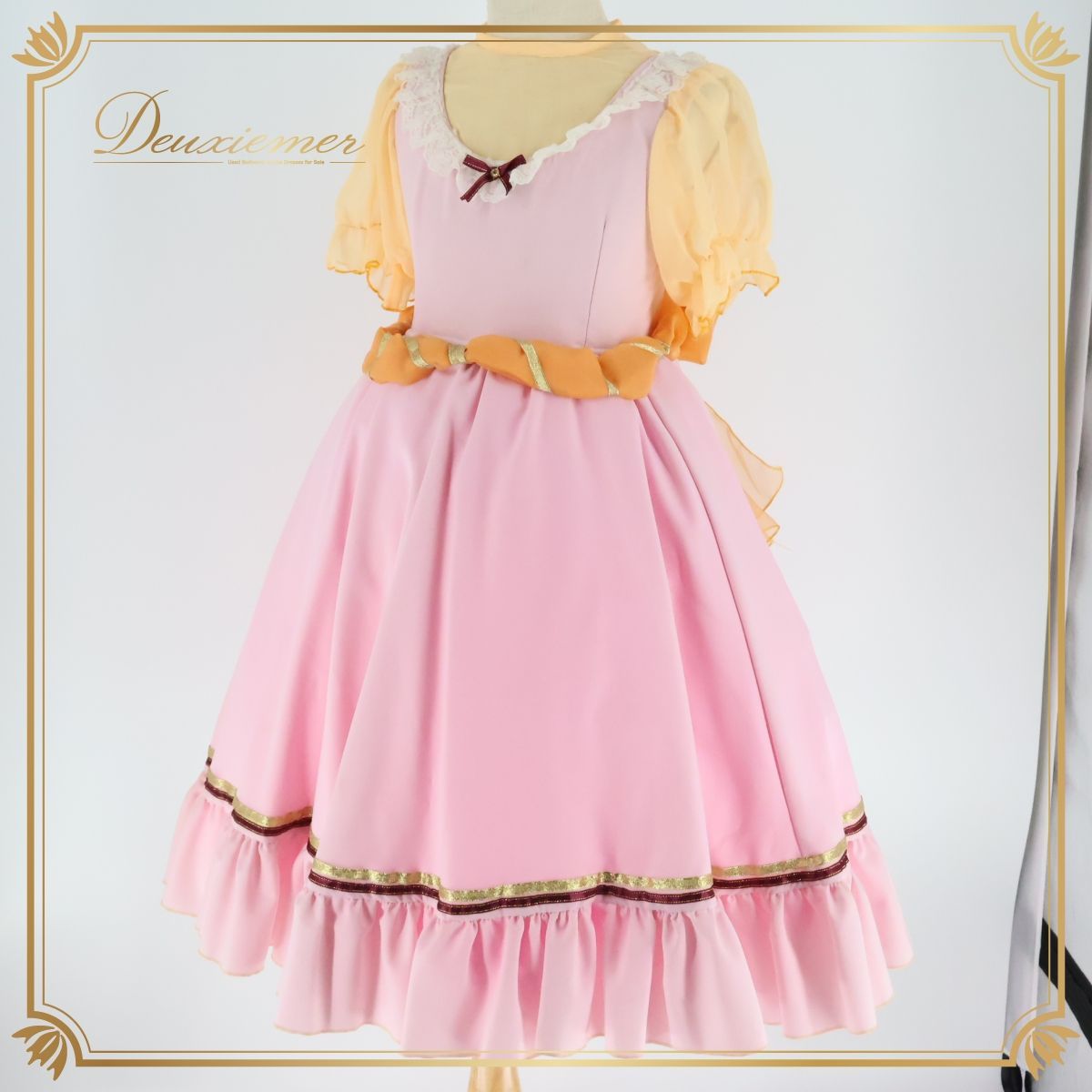 バレエ衣裳/キッズ ピンクレース仕様 11着セット バレエ衣裳/キッズ