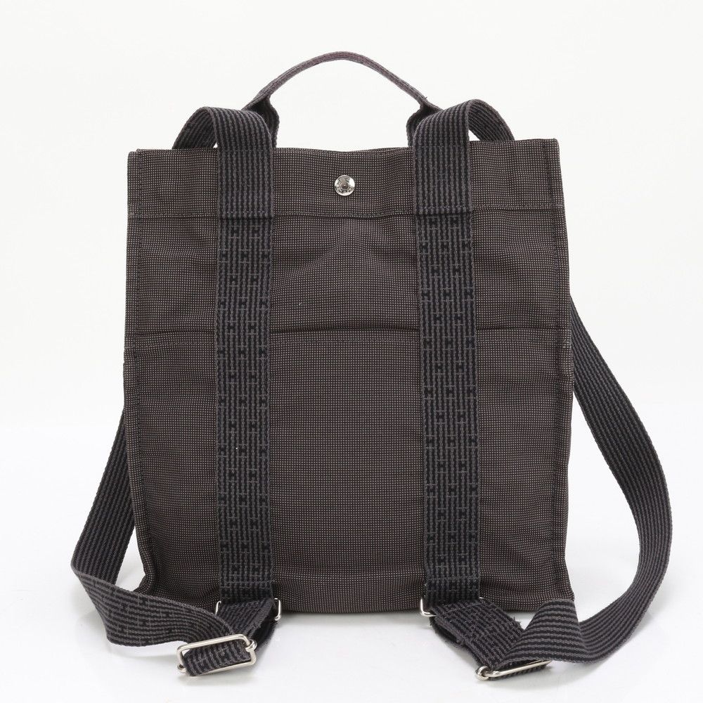 エルメス エールリュック 黒 美品 エルメス エールバッグ バックパック ノワール (HERMES/バック