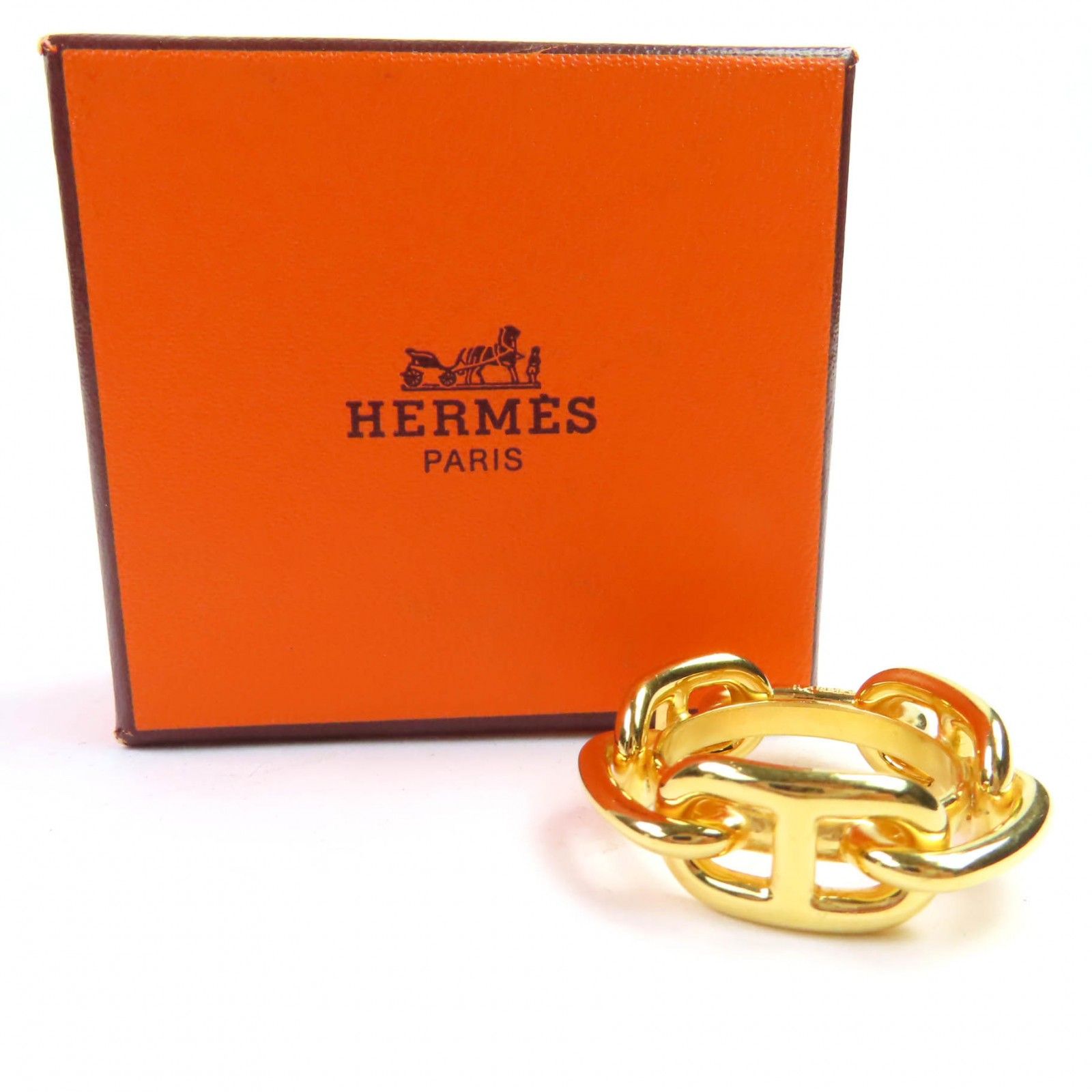 HERMES ゴールド スカーフリング箱付き 楽天市場】【箱アリ】HERMES エルメス スカーフリング ベルト