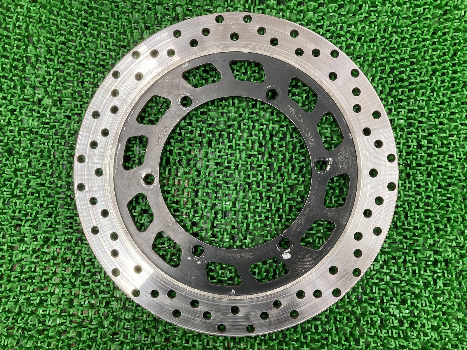 MGEAR製ドラッグスター250 フロントブレーキディスク 20.084 社外 中古 バイク 部品 282mm 曲がりなし ディスクローター