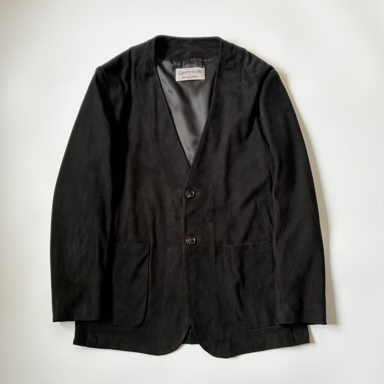 専用　QUATTROCCHI / ゴートスエード ノーラペル ジャケット International Gallery BEAMS（インターナショナルギャラリー