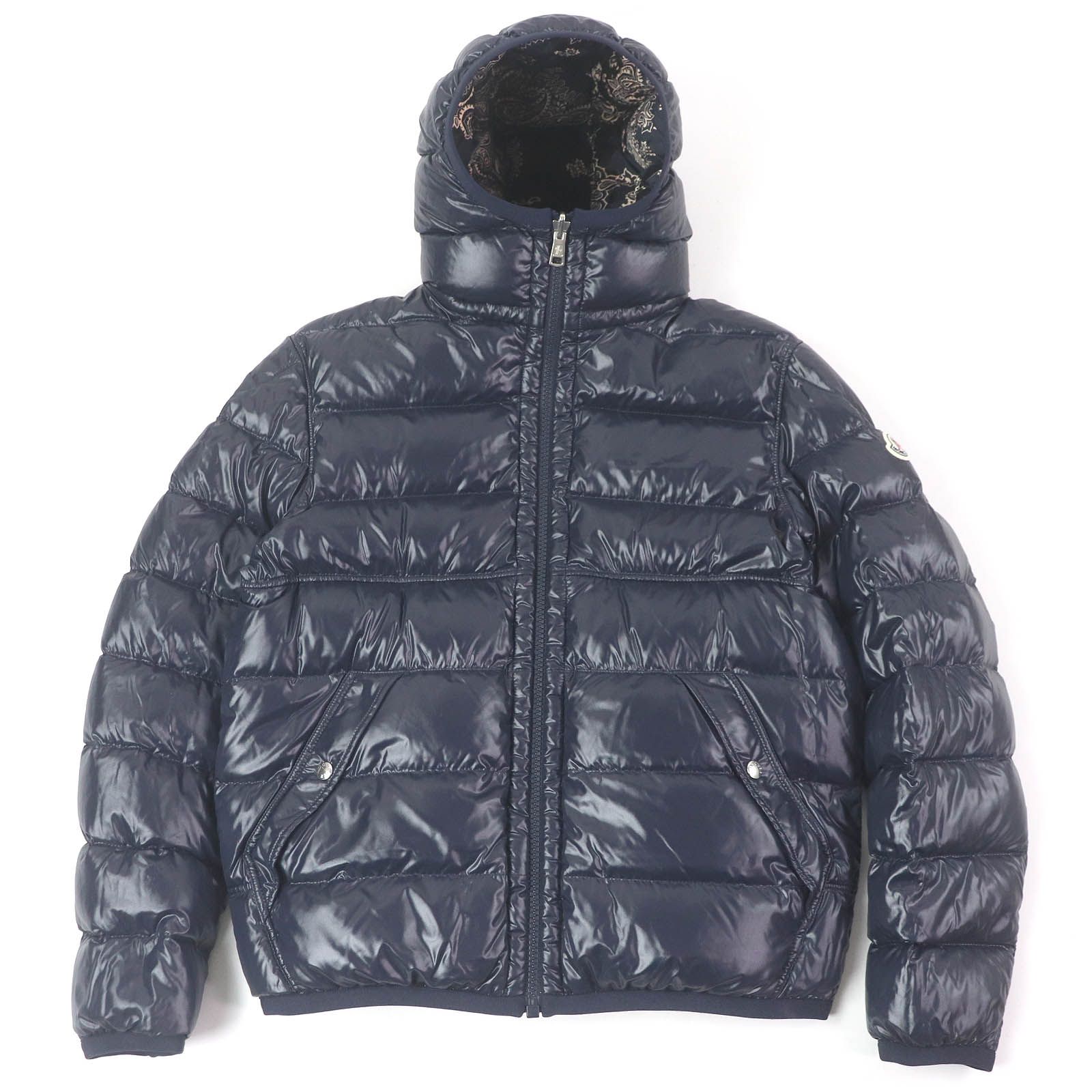 極美品□MONCLER モンクレール 21-22AW FREVILLE ペイズリー柄