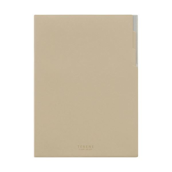 （まとめ） ライオン事務器 ハードメモホルダーTERENE（テレネ） A4 ベージュ HH-63P 1冊 