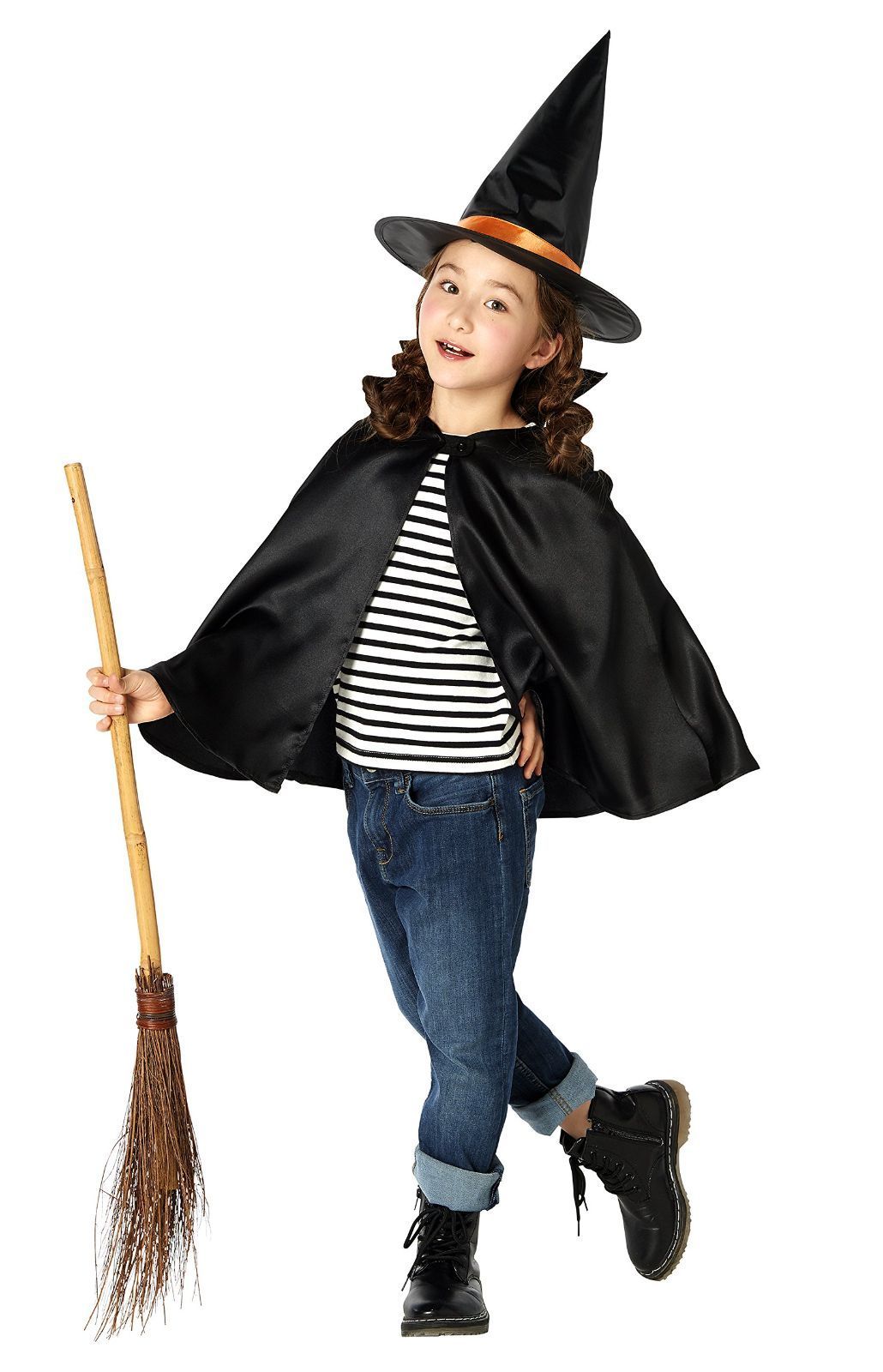 特価商品】キッズ ハロウィン魔女セット コスプレ 黒 City