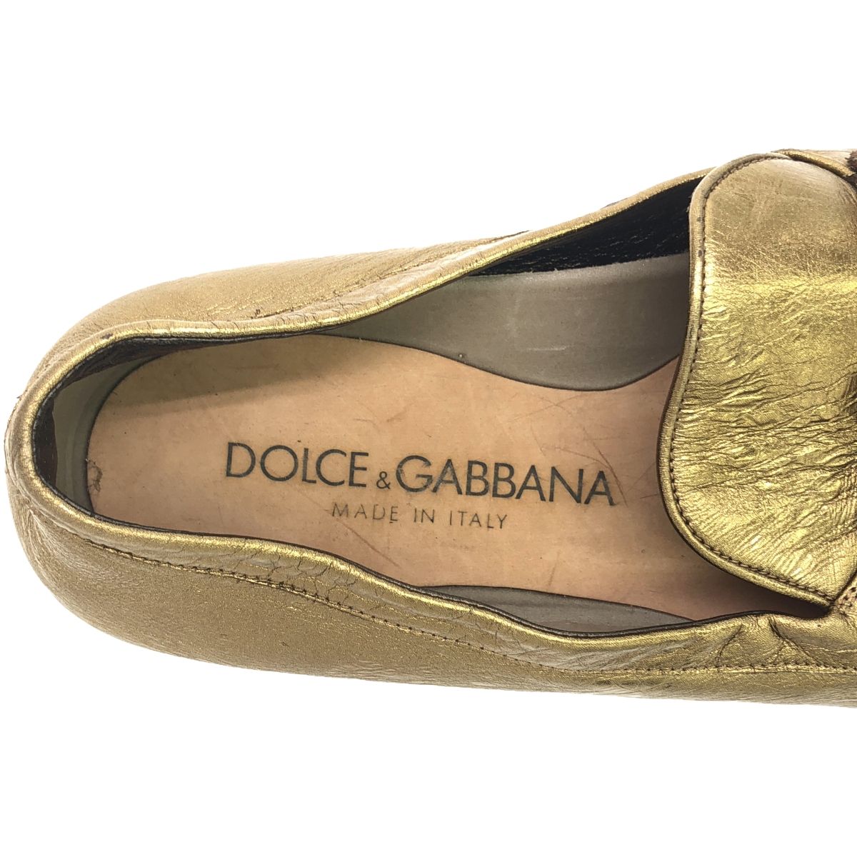 ドルチェ＆ガッバーナ（Dolce&Gabbana） スリッポンシューズ カーキ6