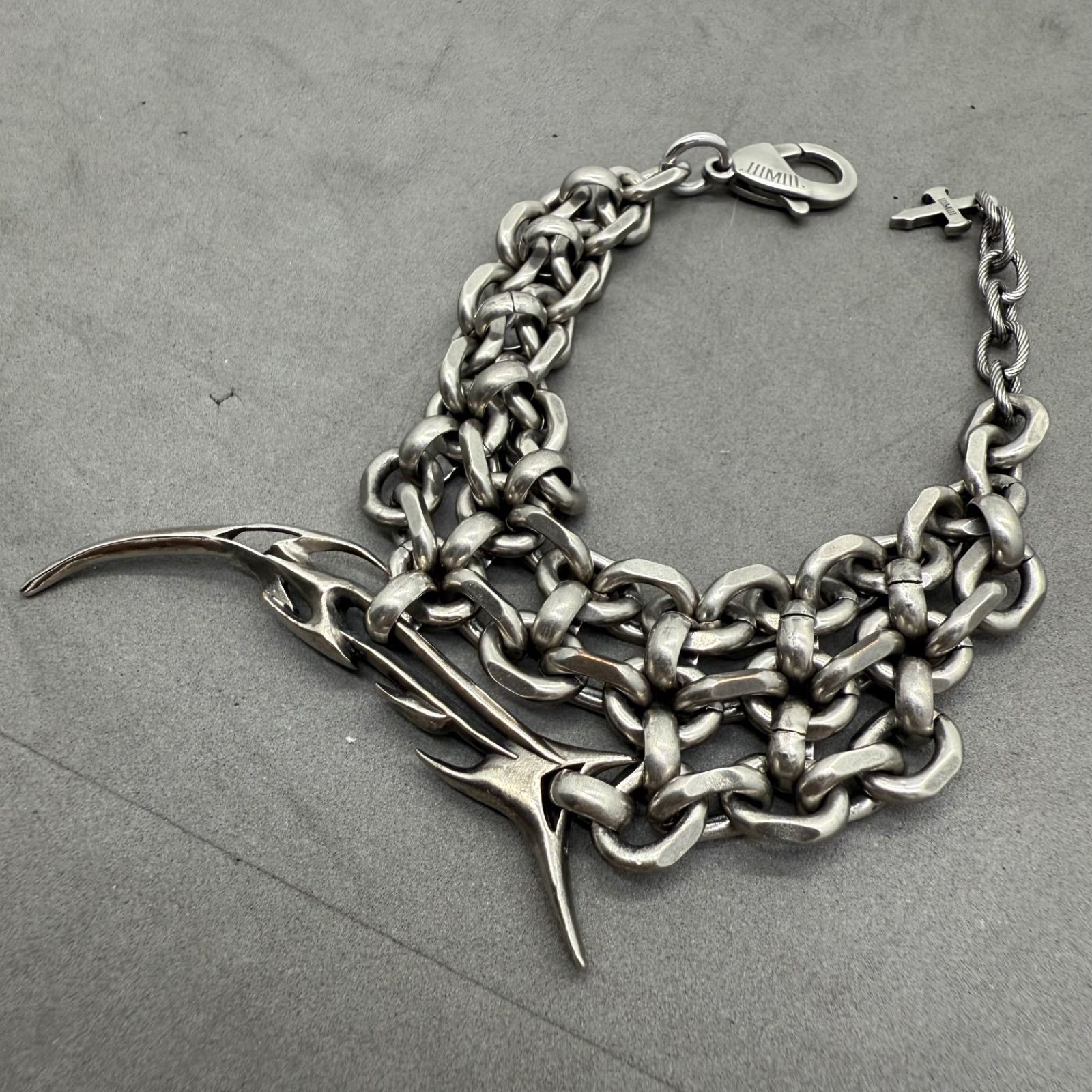 IIIMIII 2025 Grid Link Bracelet イアミ グリッドリンクブレスレット チェーンブレス 伊亜美 MINERAL y2k V系 ヴィジュアル 平成 お兄系