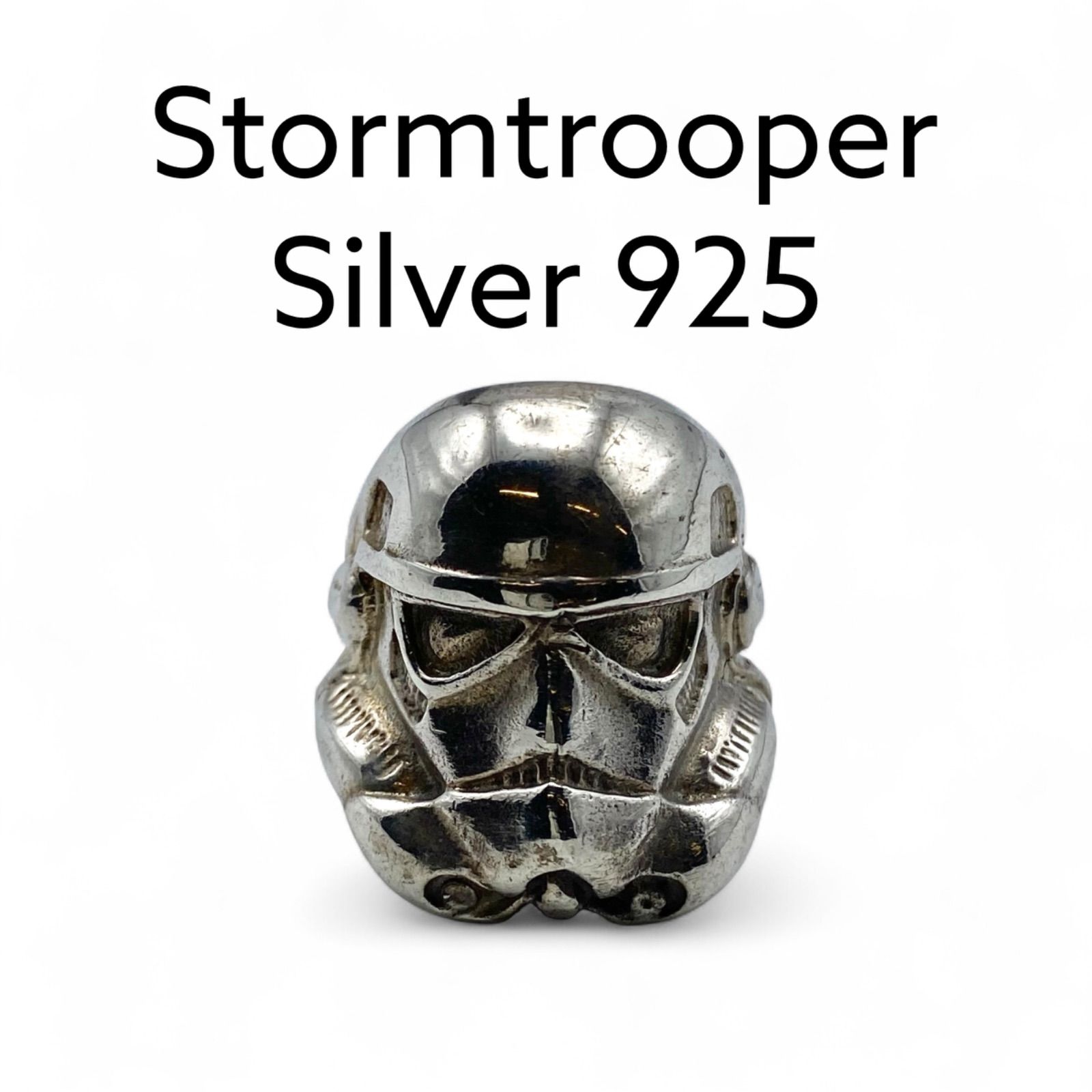 抜群の重厚感】 STAR WARS ストームトルーパー Silver 925 刻印 90s