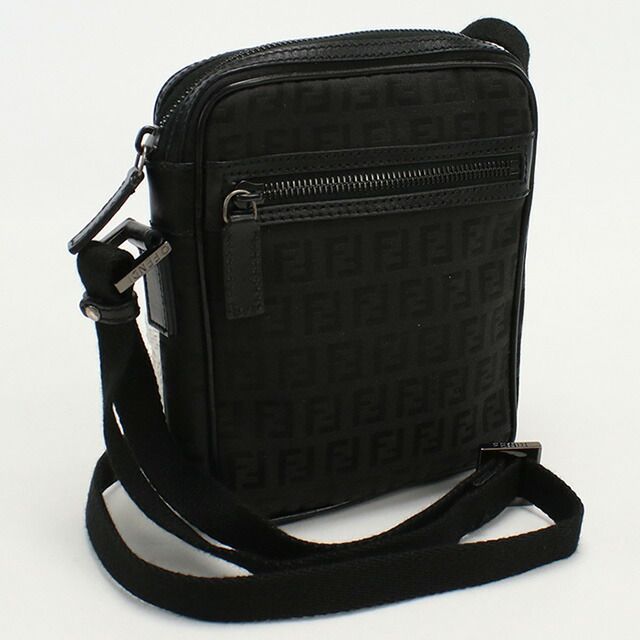 FENDI フェンディ ショルダーバッグ ズッキーノ 8BT098 斜め掛け ショルダーバッグ ジャガード  【中古】 ユニセックス フェンディ FENDI 斜め掛け ショルダーバッグ メンズ 8BT098