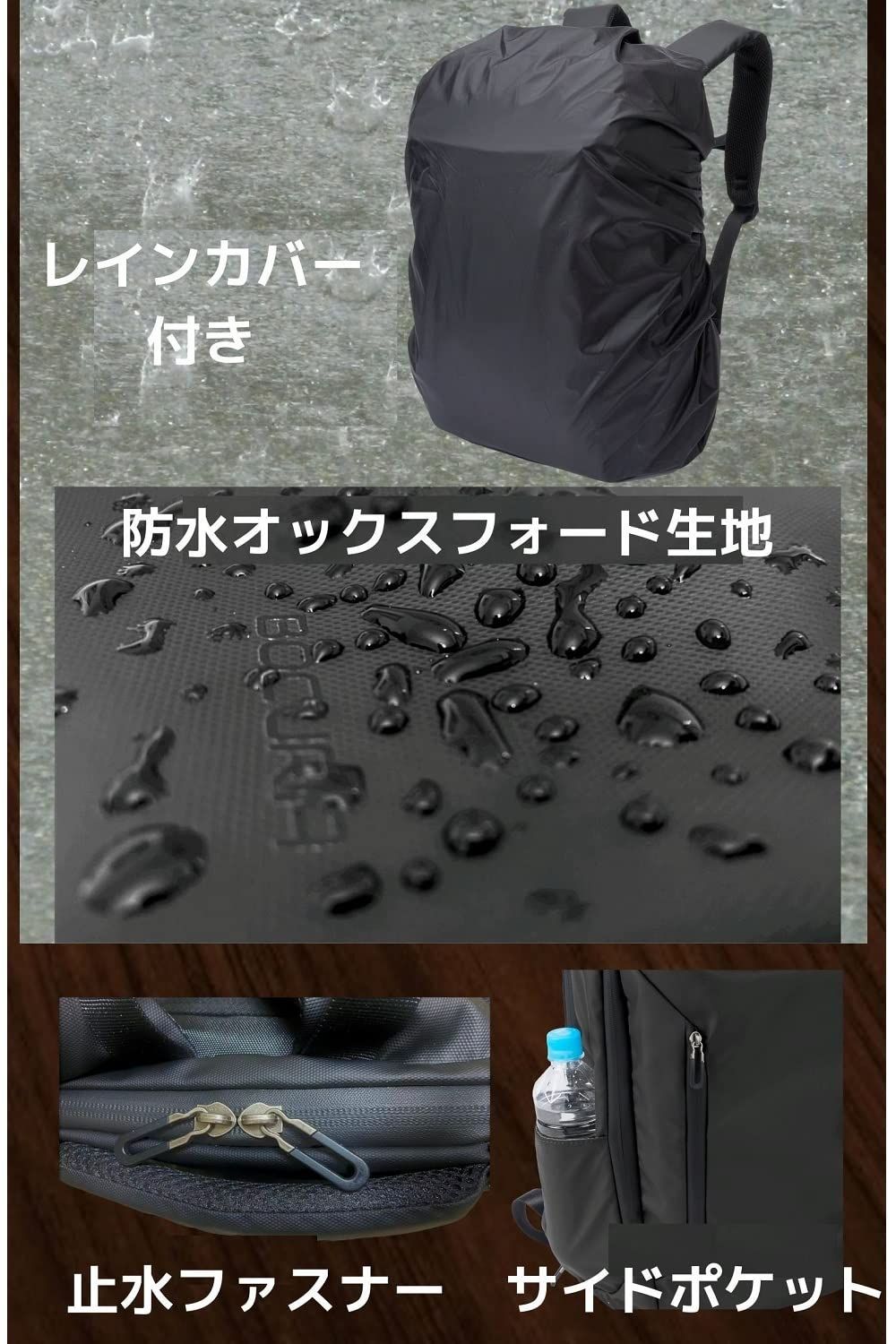 【色: デザートカモフラージュ】LONGZHI ビジネスリュック メンズ 防水
