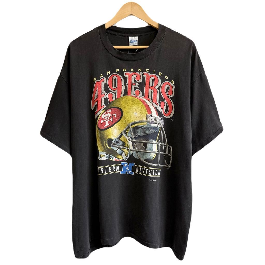 90's/NUTMEG/ナツメグ/49ERS/USA製Tシャツ/NFL Vintage Nutmeg San Francisco 49ers Monday Night Football