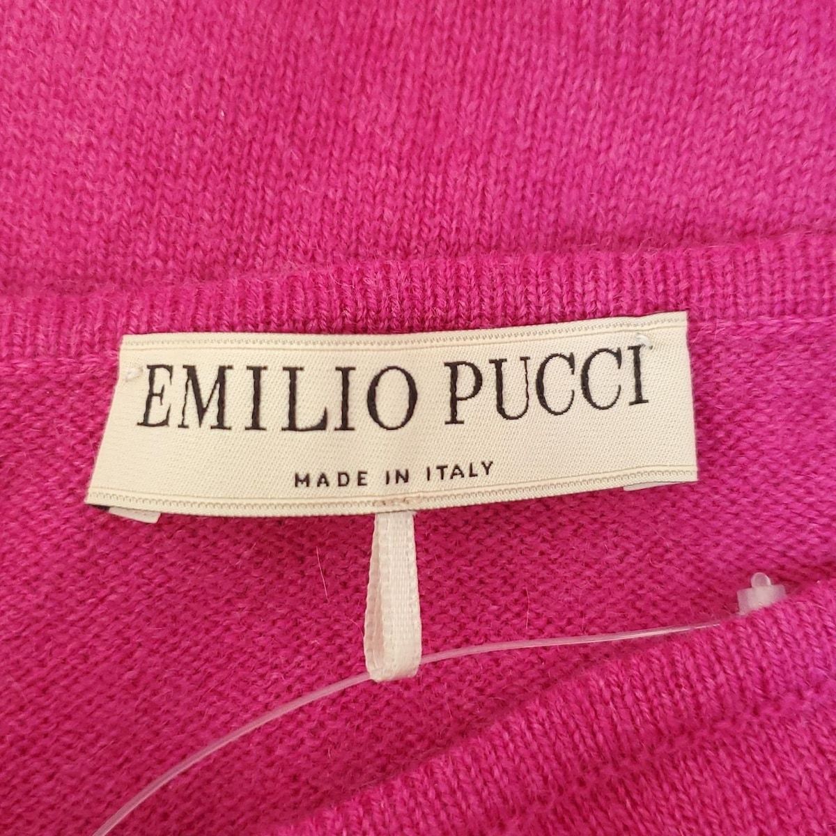 EMILIO PUCCI】 お洒落なピンク色 ハイネックセーター エミリオプッチ