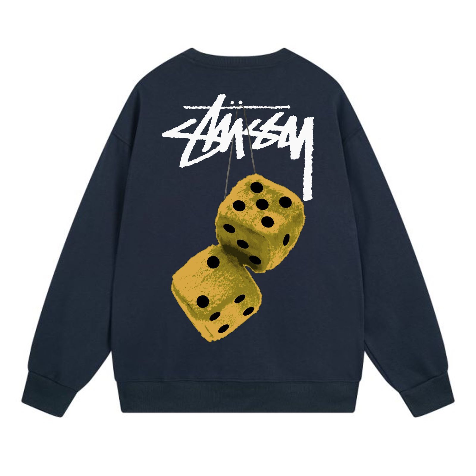 Stussy SS23 ステューシー ティーダイス プリントクルーネックトレーナー