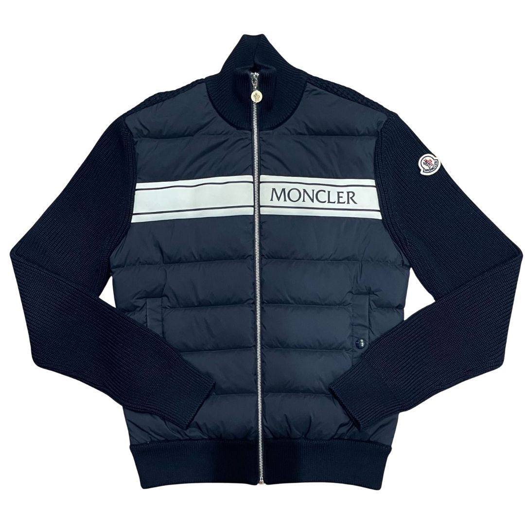 モンクレール トリコロール パーカーダーク ネイビー サイズL 楽天市場】MONCLER モンクレール Logo Patch Zip up Cardigan