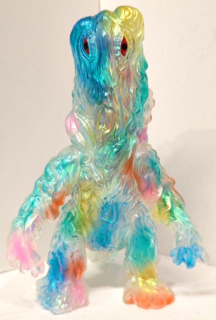 ブルマァク ヘドラ ソフビ クリア オーロラ 限定 マーミット M1号