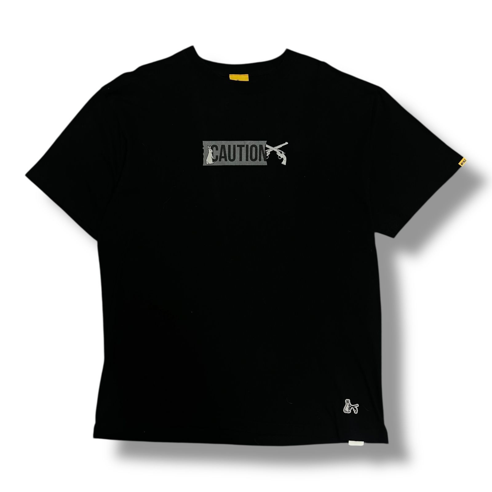 FR2 × roarguns 危険Tシャツ 半袖 カットソー プリントTシャツ エフ 