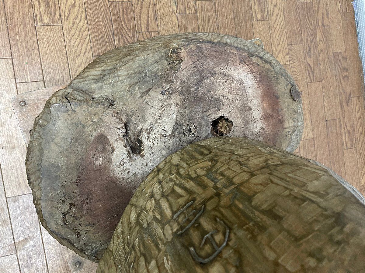 ○【円空作銘あり】柿本人麿坐像 柿本人麻呂 仏像 高さ73cm 天然木