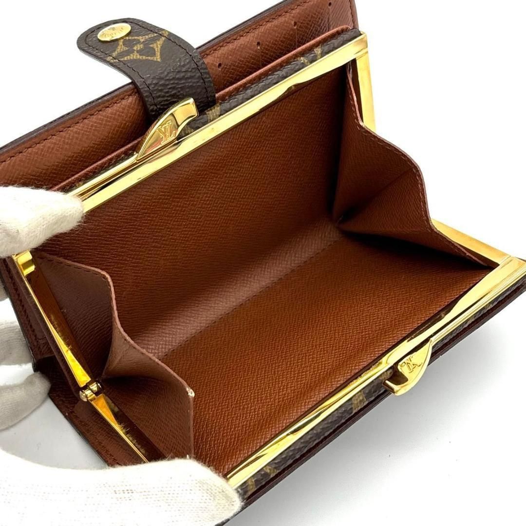 美品 LOUIS VUITTON 二つ折り財布 モノグラム ヴィエノワ がま口