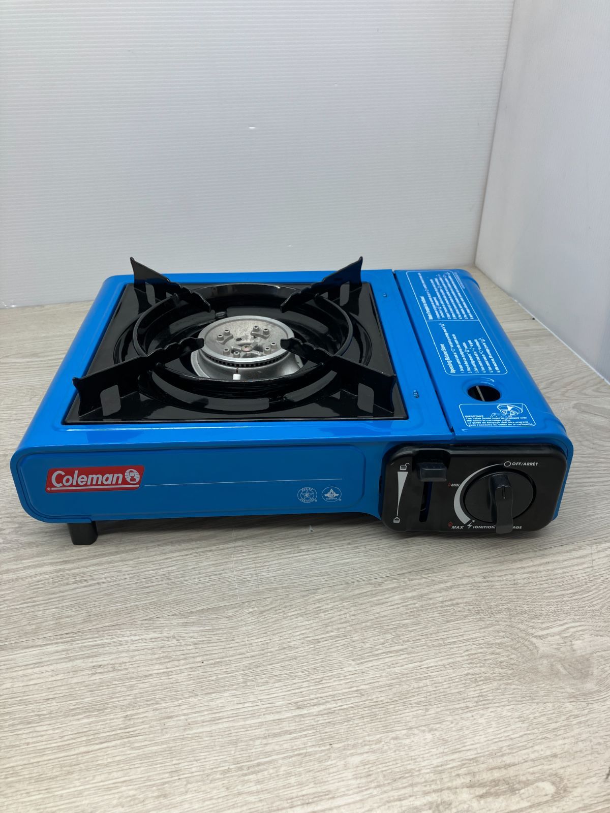 Coleman - coleman カセットコンロ ブルー 希少】Coleman カセットコンロ ブルー (C7-80) T - メルカリ