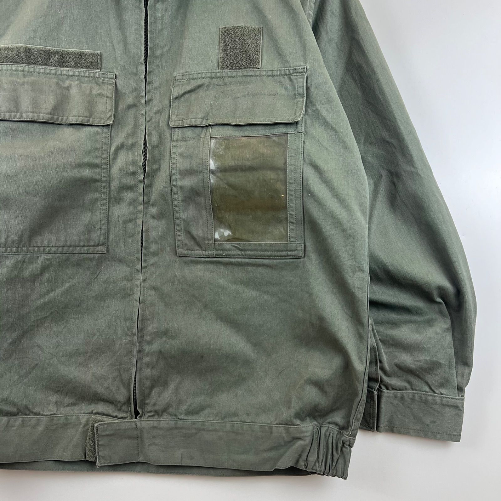 MILITARY 90s Vintage French Army mechanical jacket PU ミリタリー 