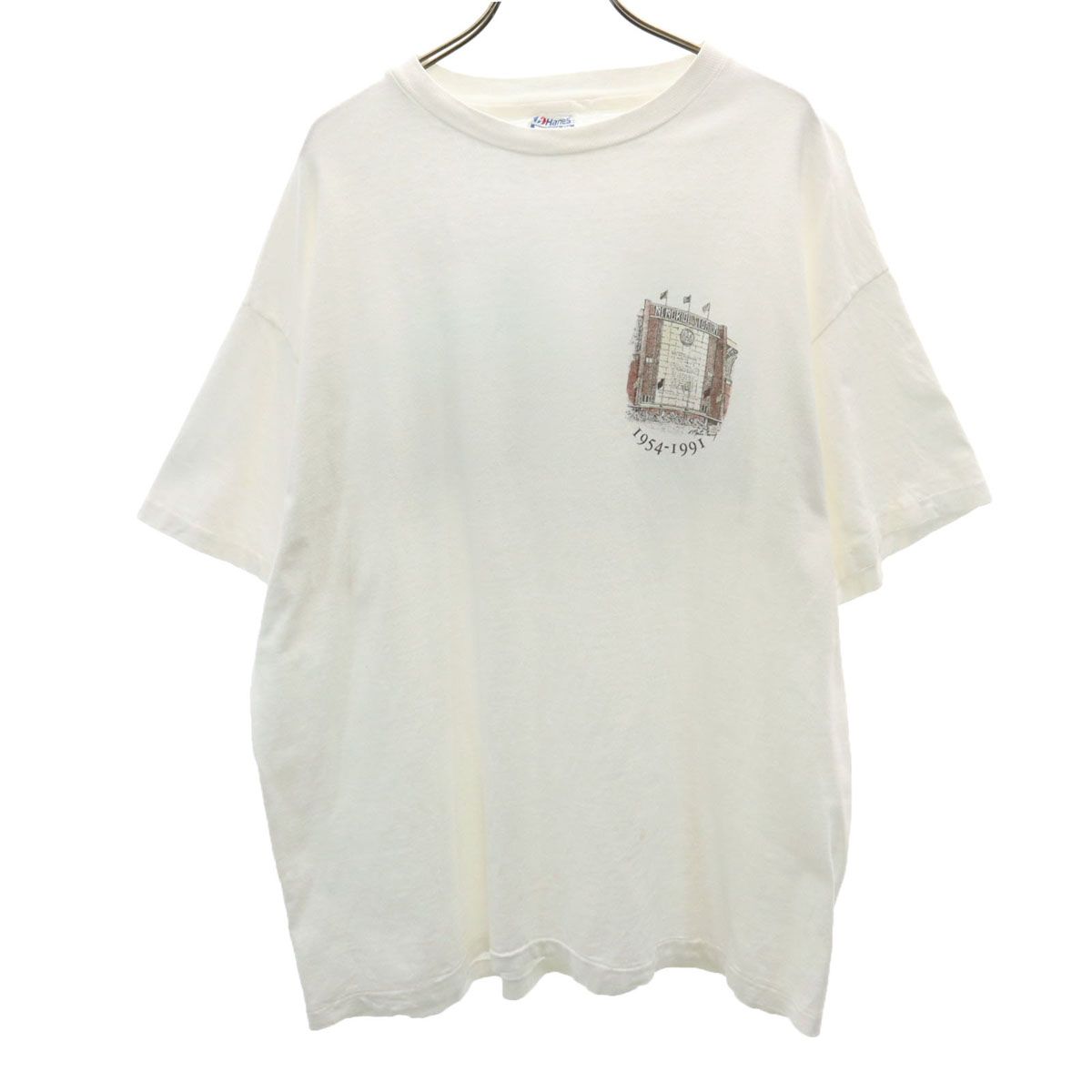 Hanes ヘインズ 90s USA製 オールド 半袖 Tシャツ XL 白 BEEFY-T 