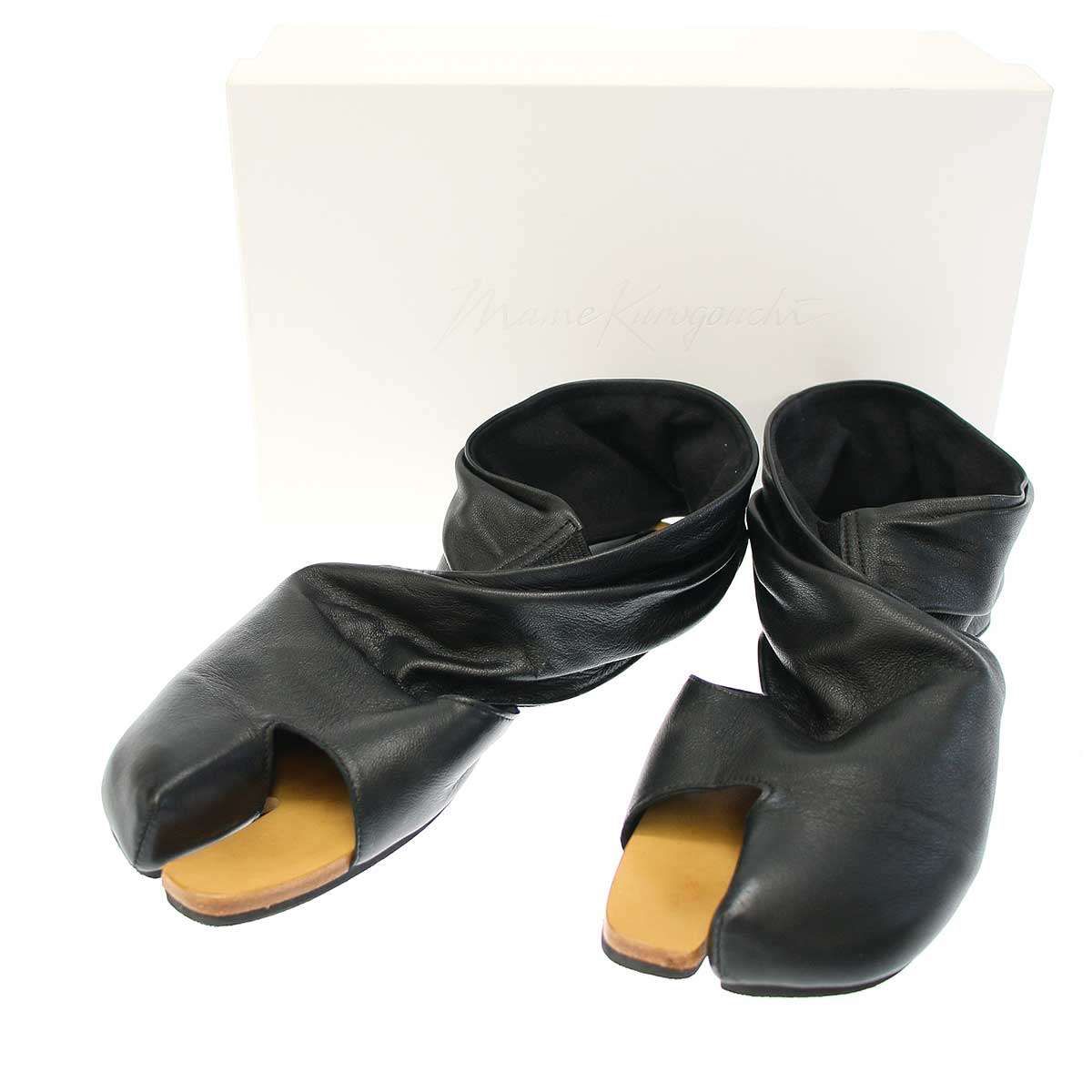 mame kurogouchi マメ クロゴウチ 25SS Sheep Leather Tabi Sandals