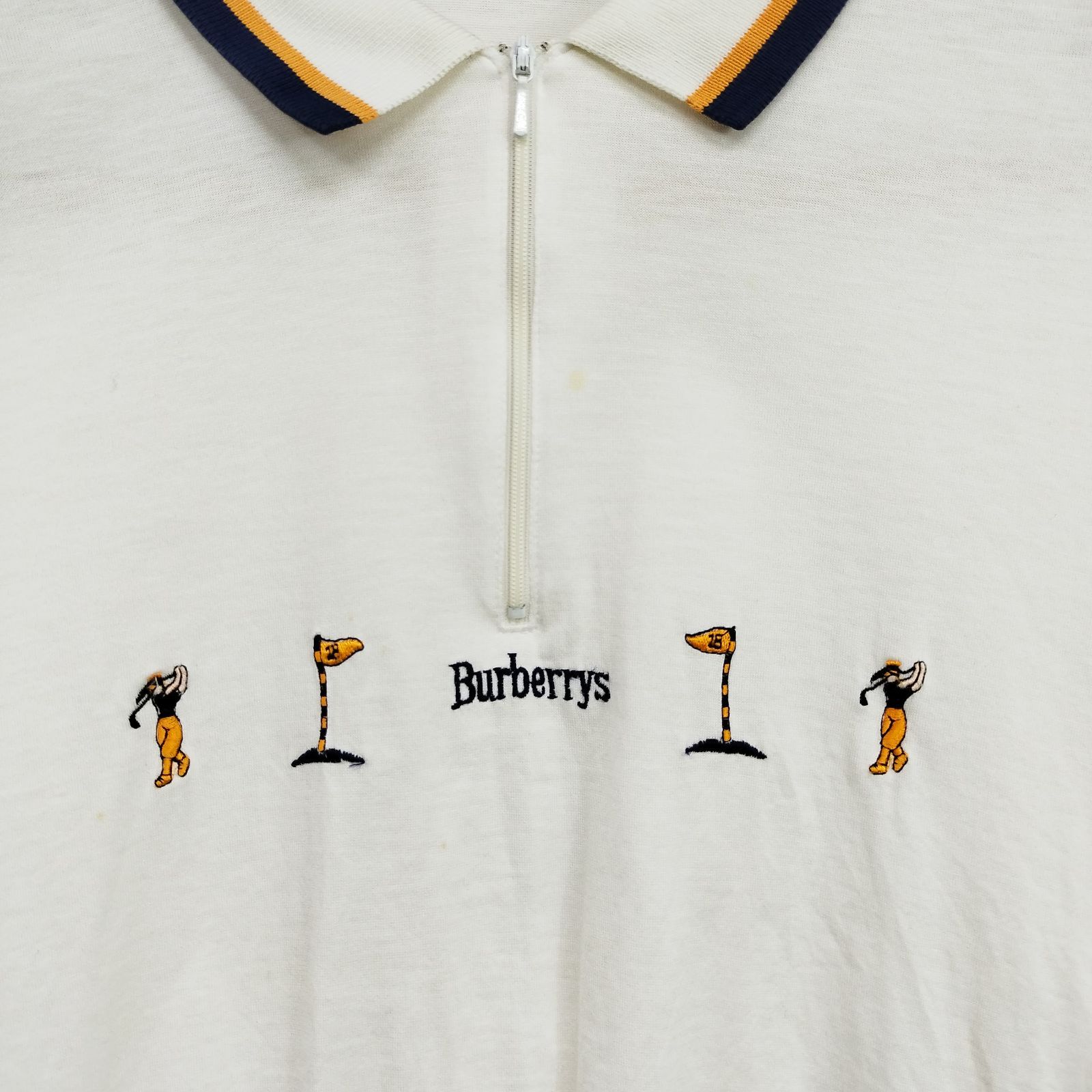 BURBERRY'S バーバリーズ ハーフジップ ポロシャツ 半袖 カットソー