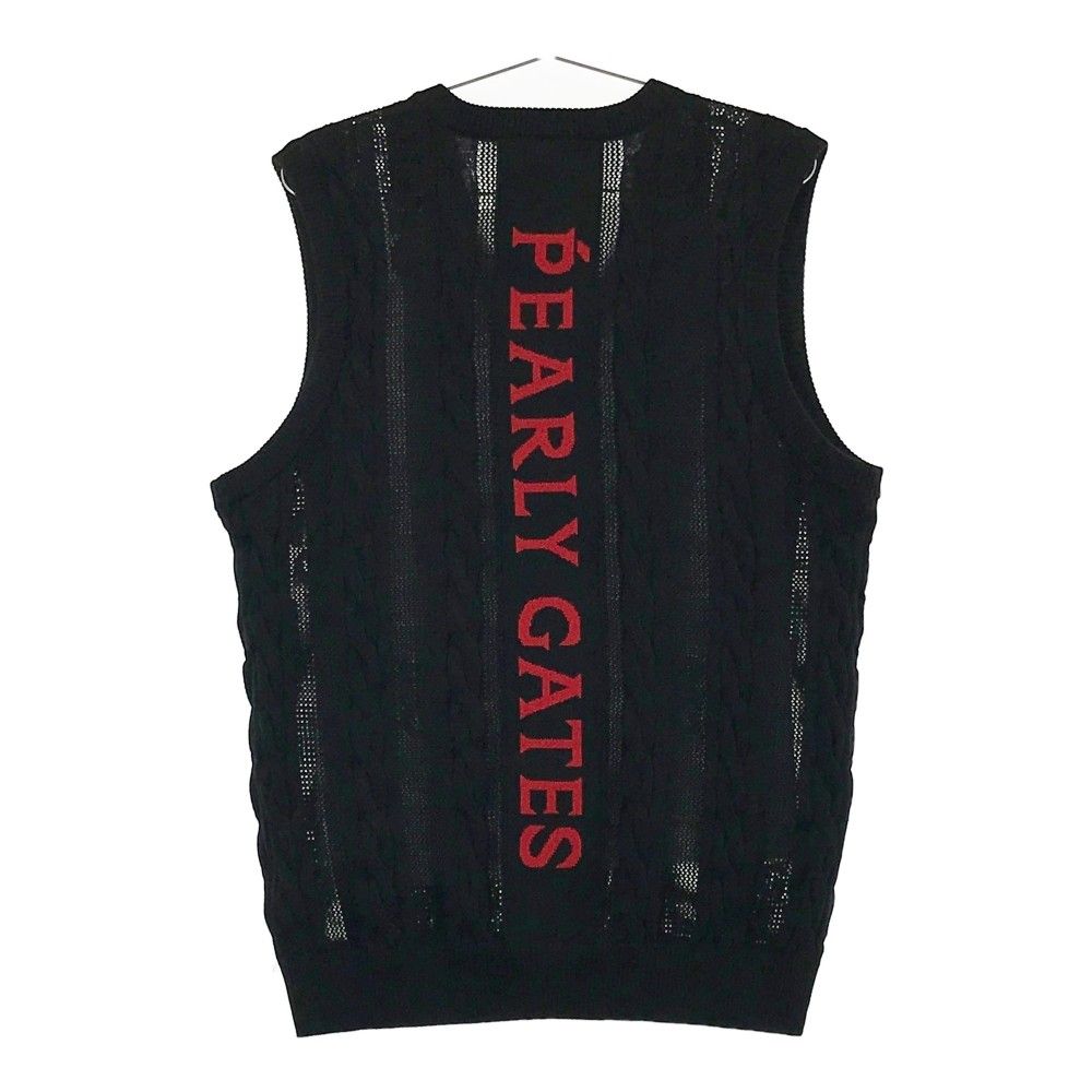 サイズ:6 PEARLY GATES パーリーゲイツ Vネック ニットベスト サイズ:6 PEARLY GATES パーリーゲイツ Vネック ニットベスト