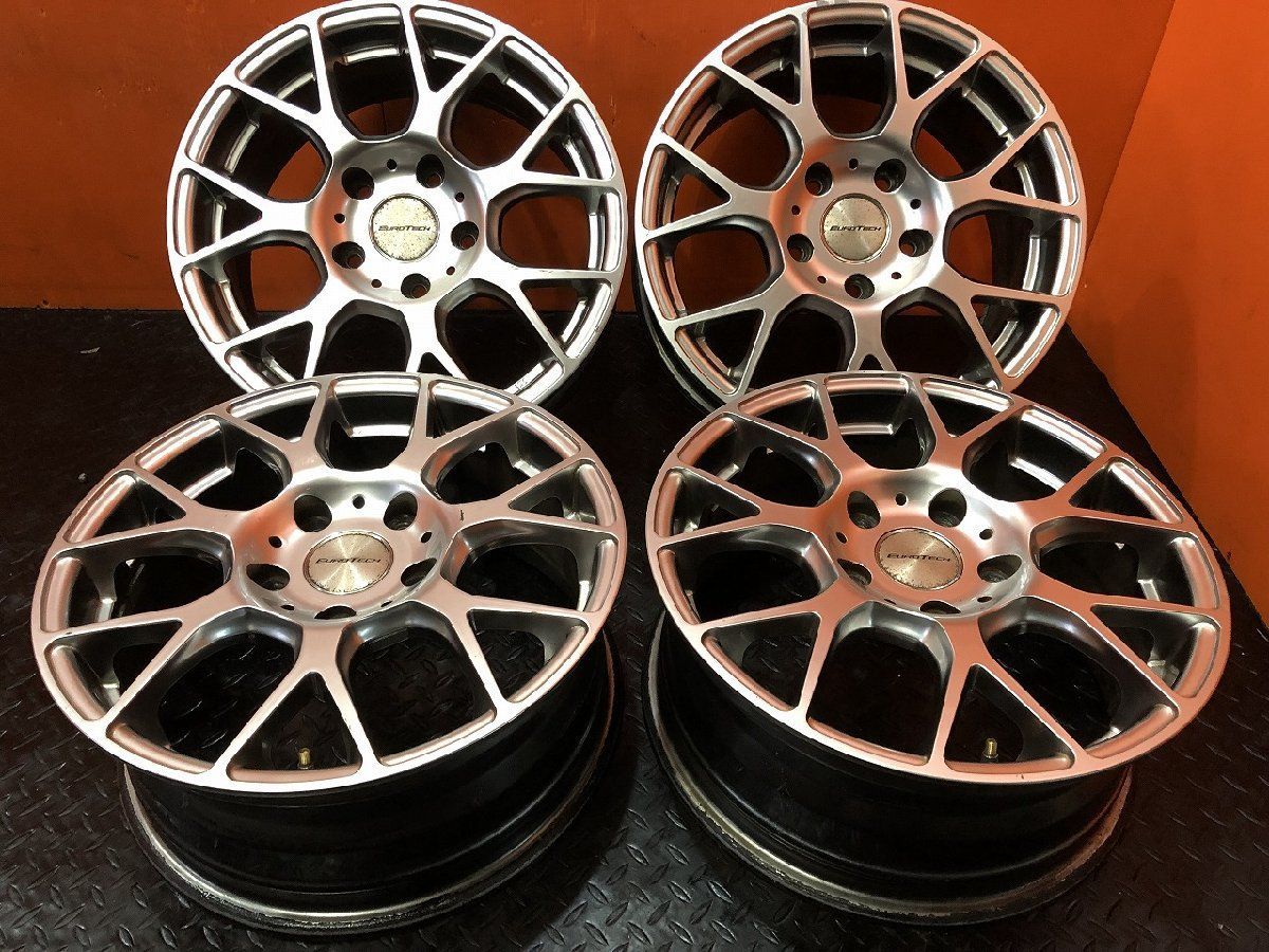 EUROTECH ユーロテック 社外ホイール 16インチ 4本 7J5HPCD120 46 R60 ミニクロスオーバー等 VHH474