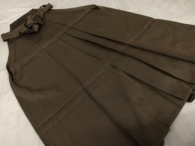 平和屋着物男性　行灯袴　縞　正絹　逸品　AAAR7163zg