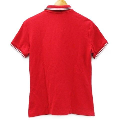 モンクレール　赤いポロシャツ 未使用 MONCLER モンクレール ポロシャツ 赤 レディース XS