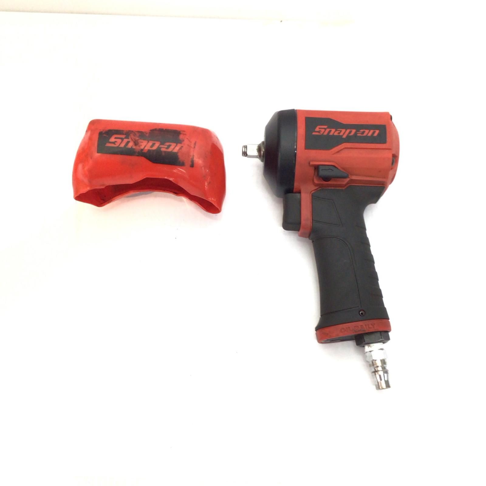ΘΘSnap-on スナップオン インパクトレンチ PT338 レッド 程度B カバー付 常圧 22501992 使用感有
