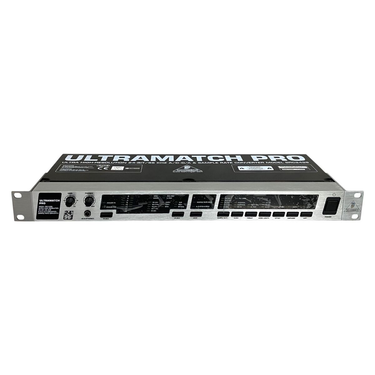 BEHRINGER ULTRAMATCH PRO SRC2496 サンプルレートコンバーター ジャンク T9946315