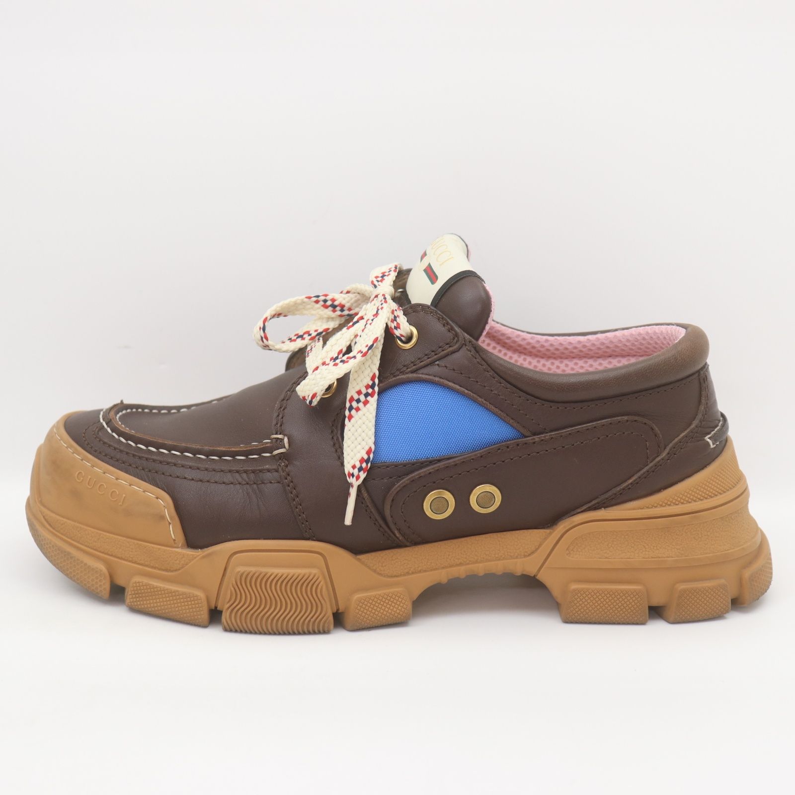 ITA2PNMX8RM1 GUCCI グッチ BOATREK レザー×ファブリック ITA2PNMX8RM1 GUCCI グッチ BOATREK レザー×ファブリック