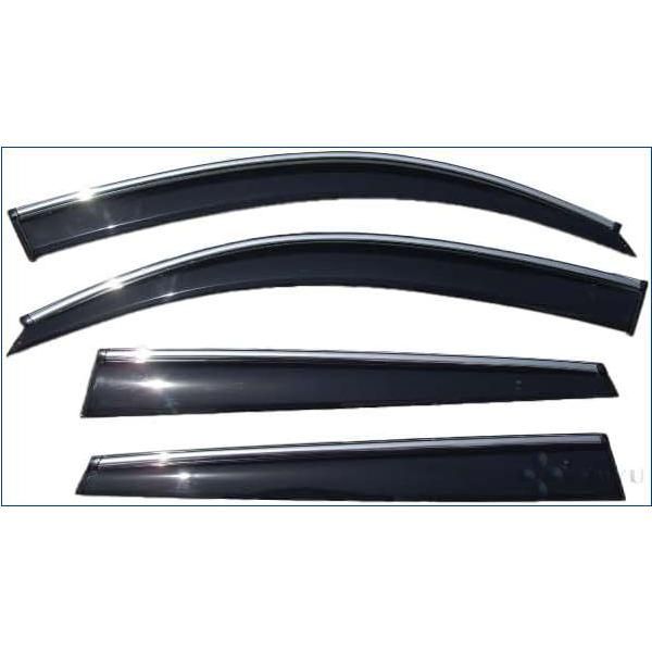 ベンツ　W176　Aクラス　　モール　金具付き　ドア　バイザー ベンツ W176 Aクラス A180 A250 A45 AMG メッキモール ドアバイザー