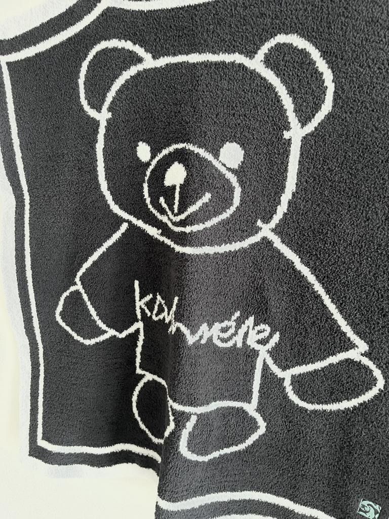 Kashwere カシウェア ベビーブランケット スクエアダブルジャガード クマ み 6456923