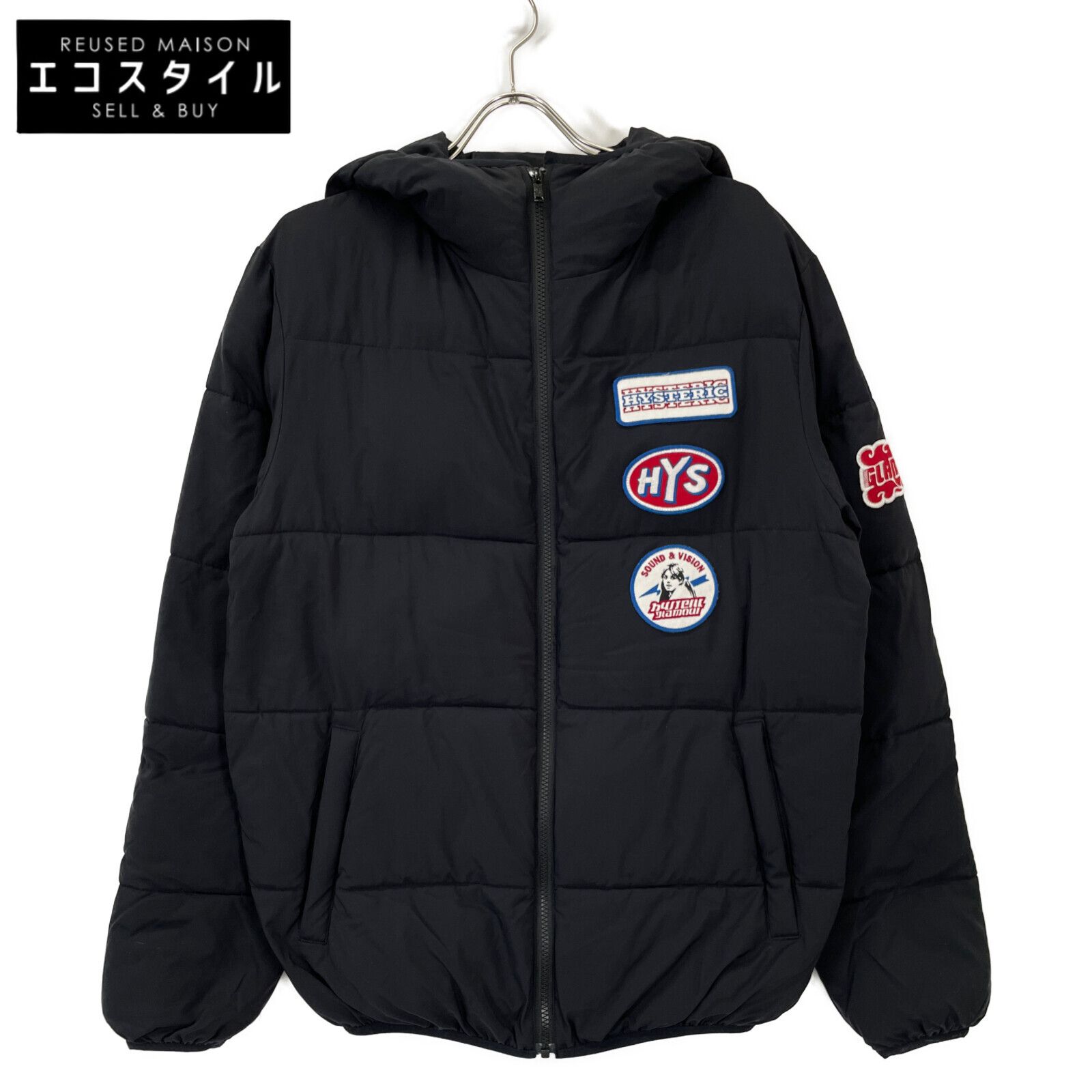 HYSTERIC GLAMOUR ブラックダウンジャケット M
