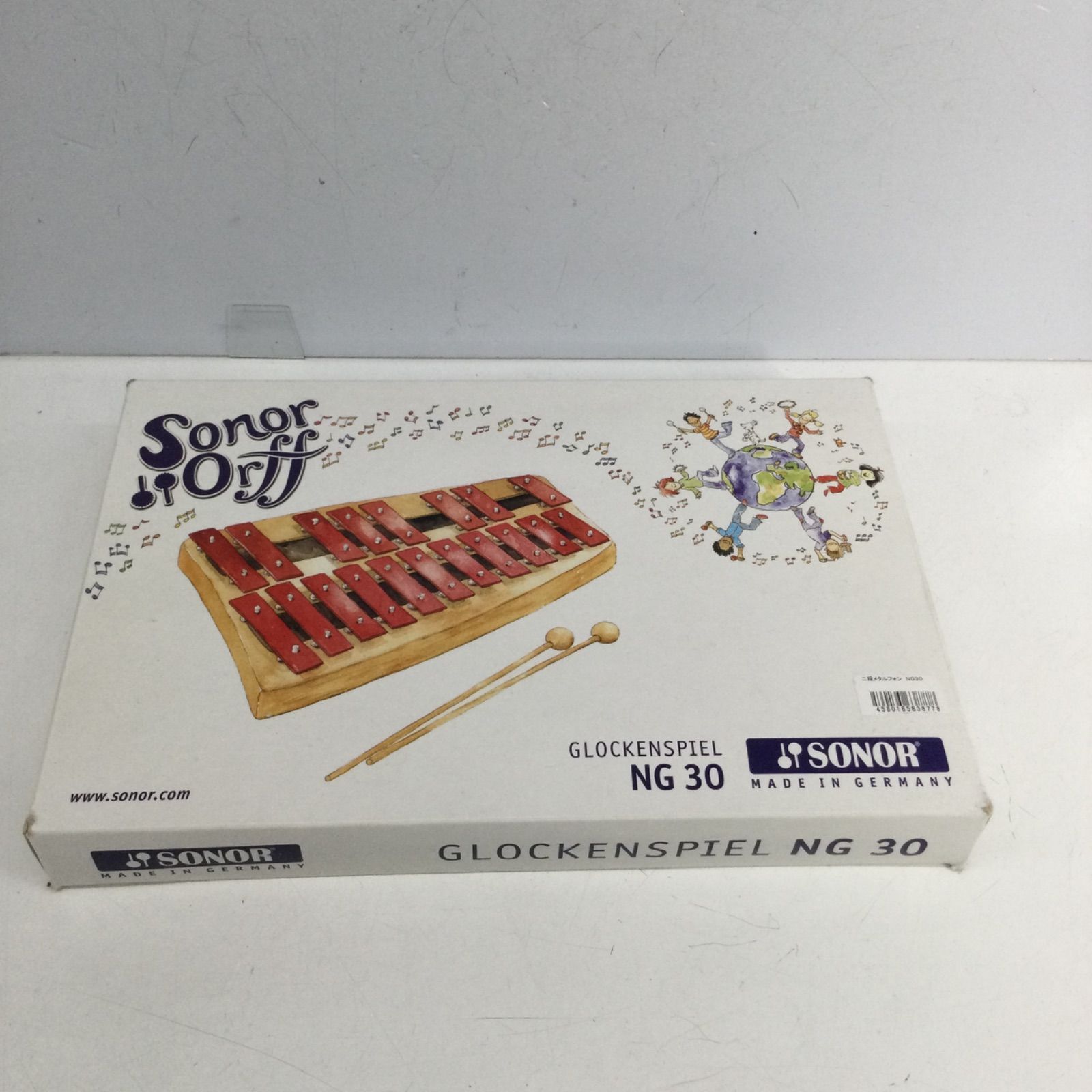 鉄琴 マレット付き 収納ケースあり 10音 木琴 鉄琴 マレット打楽器