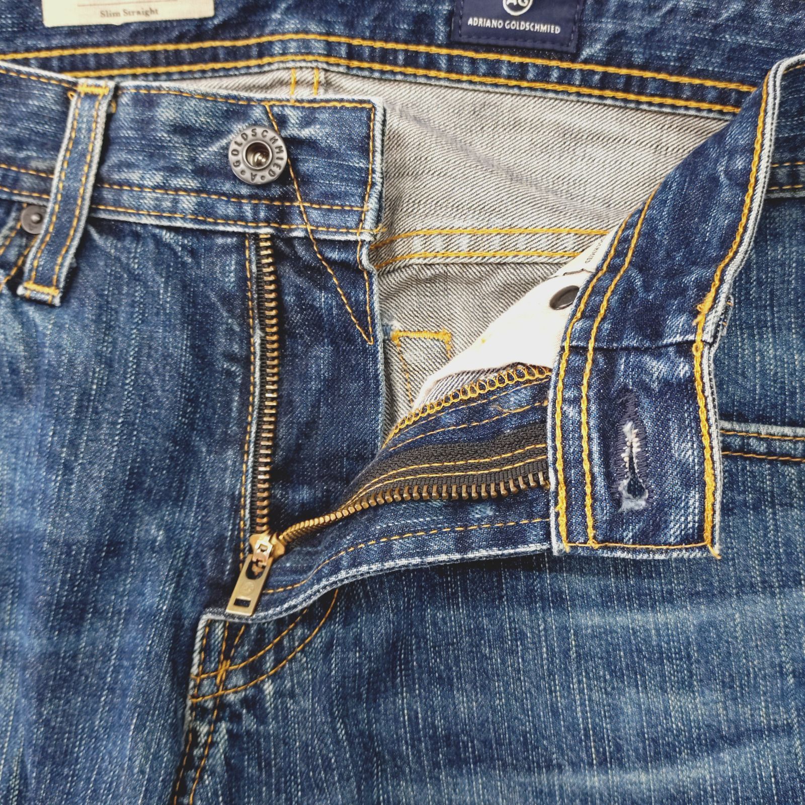 AG ADRIANO GOLDSCHMIED THE MATCHBOX 30×34 デニムパンツ Slim 