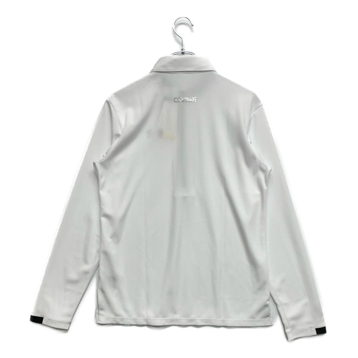 未使用品 メンズ ハチヤーズ 8YARDS 長袖ポロシャツ L 白 ホワイト