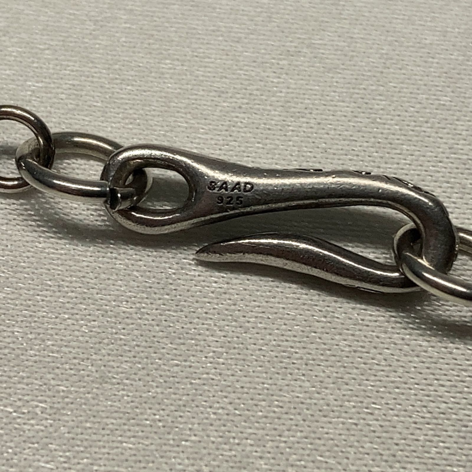 SAAD SV925 アジャスター付き あずきチェーン ネックレス - メルカリ