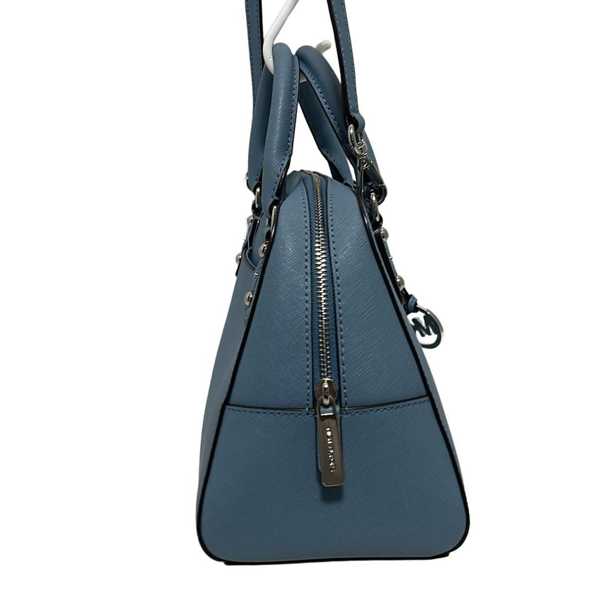 MICHAEL KORS(マイケルコース) ハンドバッグ美品 - ブルーグレー