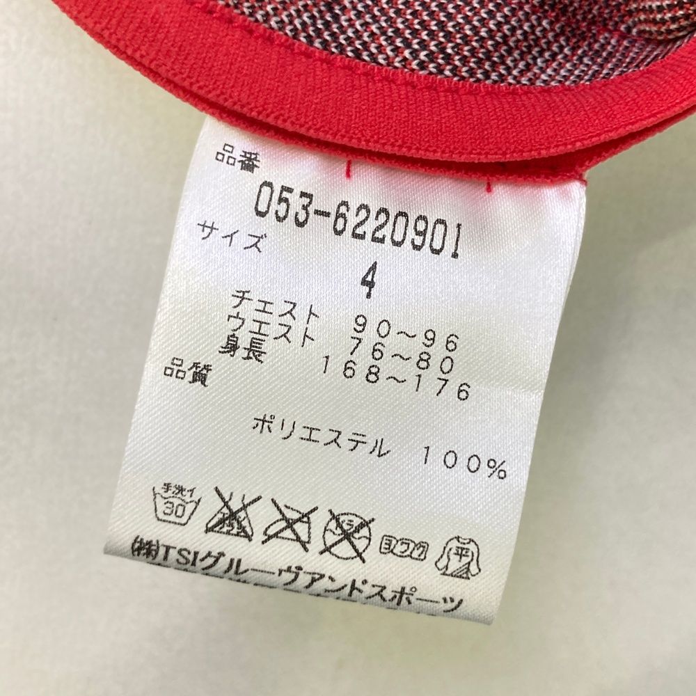 サイズ：4 PEARLY GATES パーリーゲイツ  ジップジャケット アーガイル柄 レッド系 [240101486351] ゴルフウェア メンズ ストスト サイズ：4 PEARLY GATES パーリーゲイツ ジップジャケット