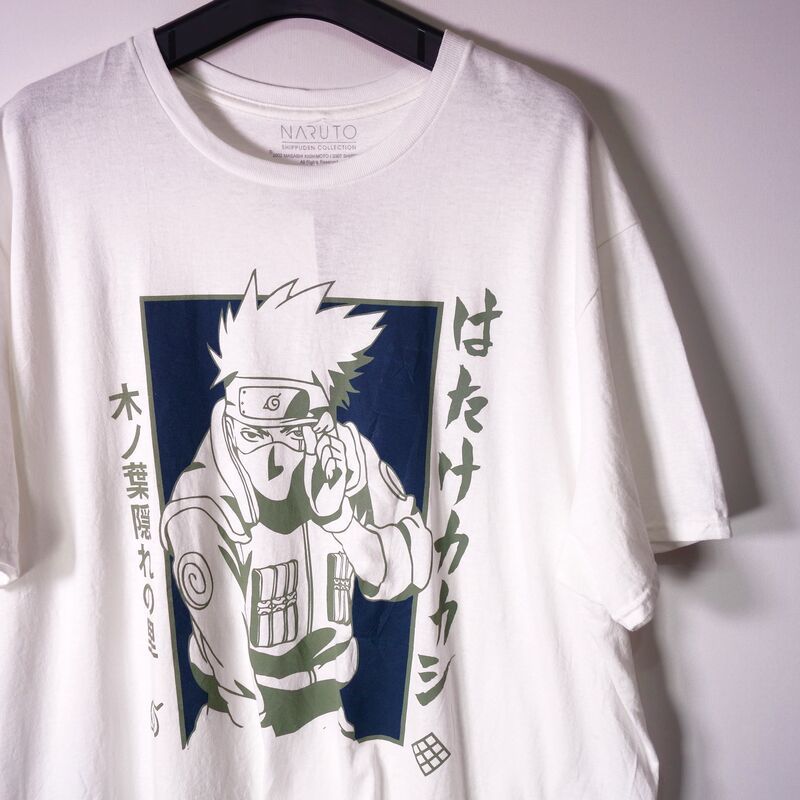 【NARUTO ナルト　はたけカカシ　漫画　キャラクターTシャツ】