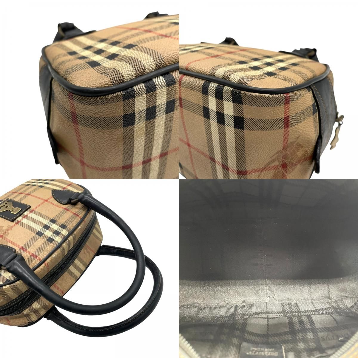 BURBERRY バーバリー ミニボストンバッグ ハンドバッグ ノバチェック