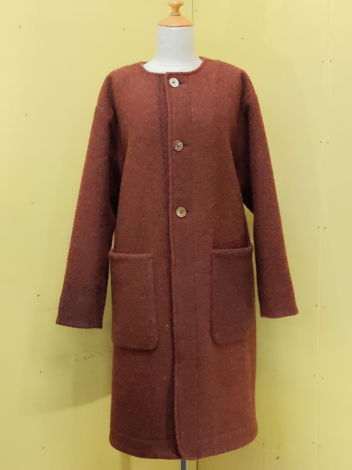 パラスパレス ローモンド メルトンワッシャー衿コート ジャケット パラスパレス ローモンド メルトンワッシャー衿コート ジャケット