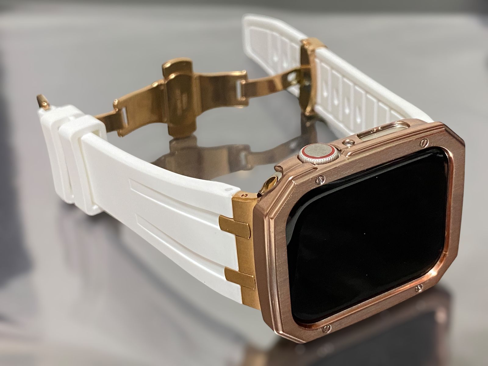 ルイ・ヴィトン タンブール用ラバーストラップL モノグラム白＋