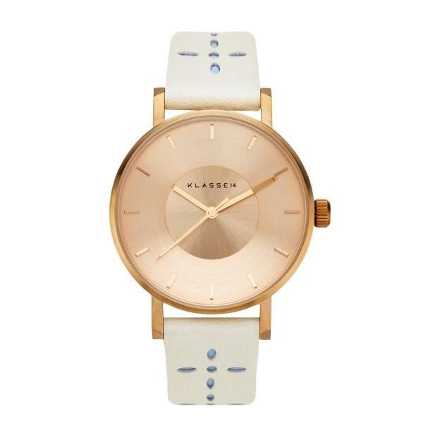 クラス14　KLASSE14 MARIO NOBILE MISS VOLARE Rose Gold Babyblue 36mm　VO17IR033W