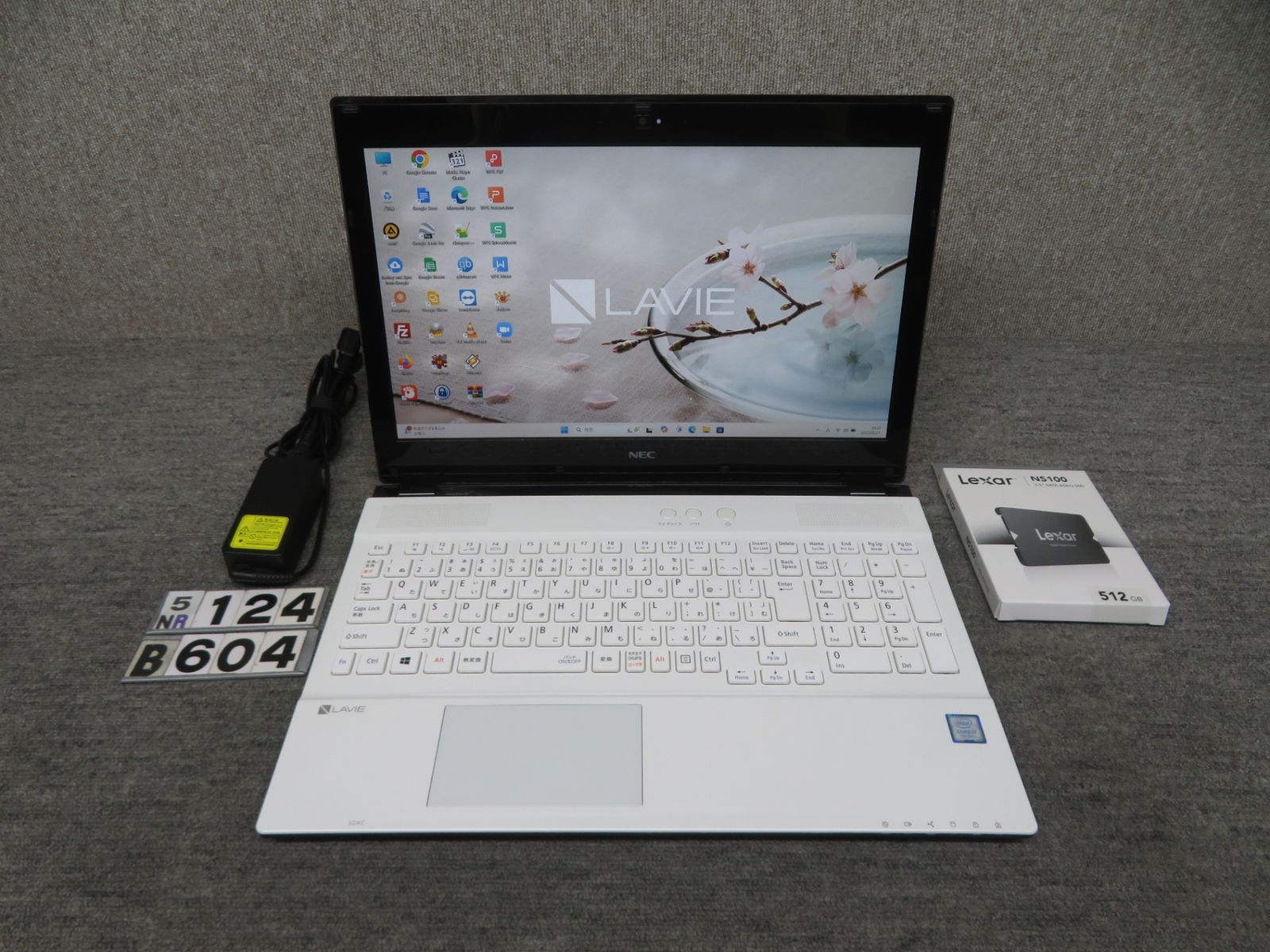 【DVD・高速 i7】◆ NEC LAVIE Note Standard PC-NS650GAW / 15.6型 ◆ 高性能Core i7-7500U /高速 新品SSD 512GB / メモリ8GB ◆ Windows 11  /サービス 正規 Office ◆ 到着後すぐに使える ACアダプター付き DVD・高速 i7】◇ NEC LAVIE Note Standard PC-NS650GAW / 15.6